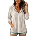 thumbnail image 2 of Neewe Hoodies for Women Sweatshirt Zip Up Hoodie Fall Fashion 2026 Trendy Long Sleeve Drawstring Winter Clothing Outfits, 2 of 7