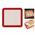 thumbnail image 5 of Silicone Baking Mat, Non Stick Red Rim Baking Sheet Liner for Cookie Sheet Oven Baking, Grade Heat Resistant Pastry Mat for Home Bakers, 5 of 5