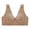 Beige, variant on Penkiiy Women Bras 3-Pack Women Sexy Butterfly Back Top Bra Wire Free Underwears Base Vest Style Sports Lingerie Coffee Bras