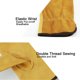 thumbnail image 3 of Guantes de trabajo de cuero Guante de jardinería de piel de vacuno resistente para corte de madera/construcción/conducción de camiones/trabajo en jardín/jardín (dorado, extragrande), 3 of 5