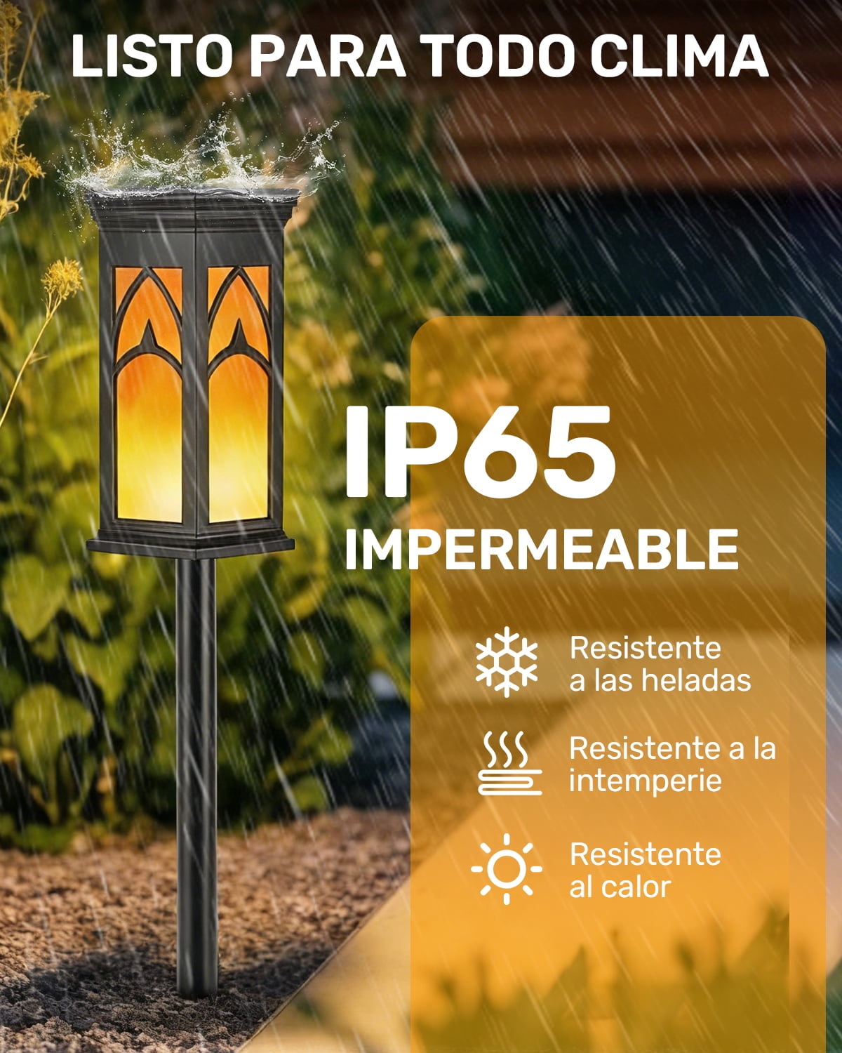 Solar Lights Outdoor, 6-Pack Solar Powered Garden Lights, IP65 Waterproof Solar Pathway Lights, Auto On/Off Outdoor Lights for Landscape, Path, Yard, Patio, Driveway, Walkway Decor