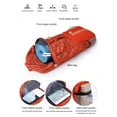 thumbnail image 2 of Yucurem Waterproof Yoga Mat Bag, Unisex Yoga Cushion Bag for Fitness Training, Portable Yoga Mat Handbag (Orange), 2 of 10