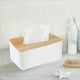 thumbnail image 5 of Funda de madera para caja de pañuelos de papel, soporte rectangular de madera para caja de pañuelos, 5 of 5