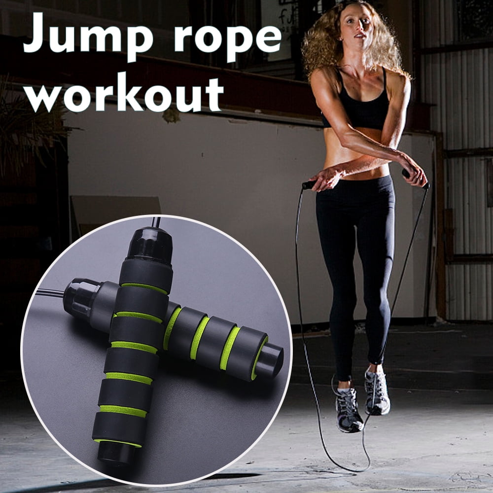 Jump Rope Fast Rope Skipping Adjustable Foam Skid Handle skipping rope New Fitness speed rope