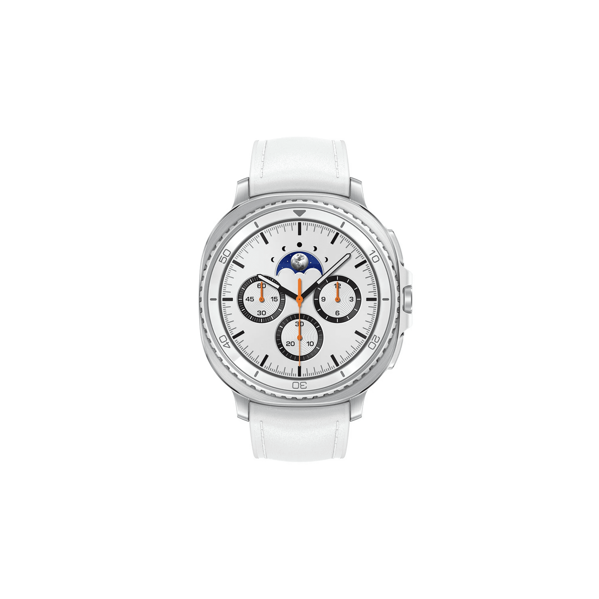 Refurbished Samsung SM-L500NZWAXAC Galaxy Watch8 Classic Stainless Steel Smartwatch 46mm BT White