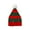 Red, variant on harmtty Hat Wavy Stripes Plush Ball Warm Contrast Colors Christmas Hat for Winter