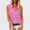 Hot Pink, variant on Dressy Plus Size Tank Tops for Women Casual Sleeveless Tank Tops Button Down Summer Gray Collared Womens Clothes