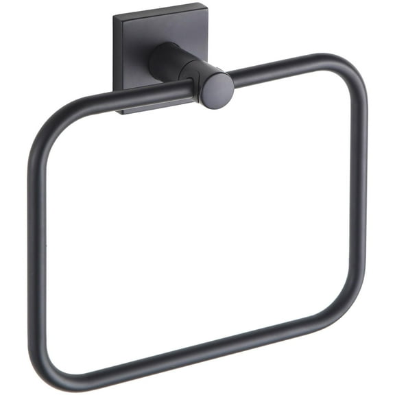 Sure-Loc MN-TR1 FBL Monza 7-1/2" Wall Mounted Towel Ring - Black