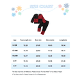 thumbnail image 3 of Kimi bear 12 Months Infant Baby Girl Outfit Set 18 Months Long Sleeves Color Block Top Jegging Pants 2pcs Clothing, 3 of 6
