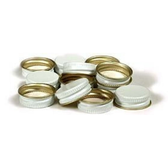 E.C. Kraus 28Mm Metal Screw Caps (12)