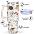 thumbnail image 3 of 40oz Cute Mini Cactus Theme Stainless Steel Flip Straw Tumbler Spill Proof Travel Cup Double Wall Vacuum Insulated Coffee Mug with Top Handle, 3 of 6