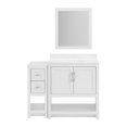 thumbnail image 4 of Linon Blakely White 31" Vanity Mirror and Floor Cabinet Set, 4 of 6