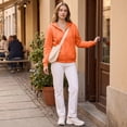 thumbnail image 7 of Women's Full Zip Up Hoodies Long Sleeve Hooded Sweatshirts Solid Color Jacket with Front Pocket, 7 of 7