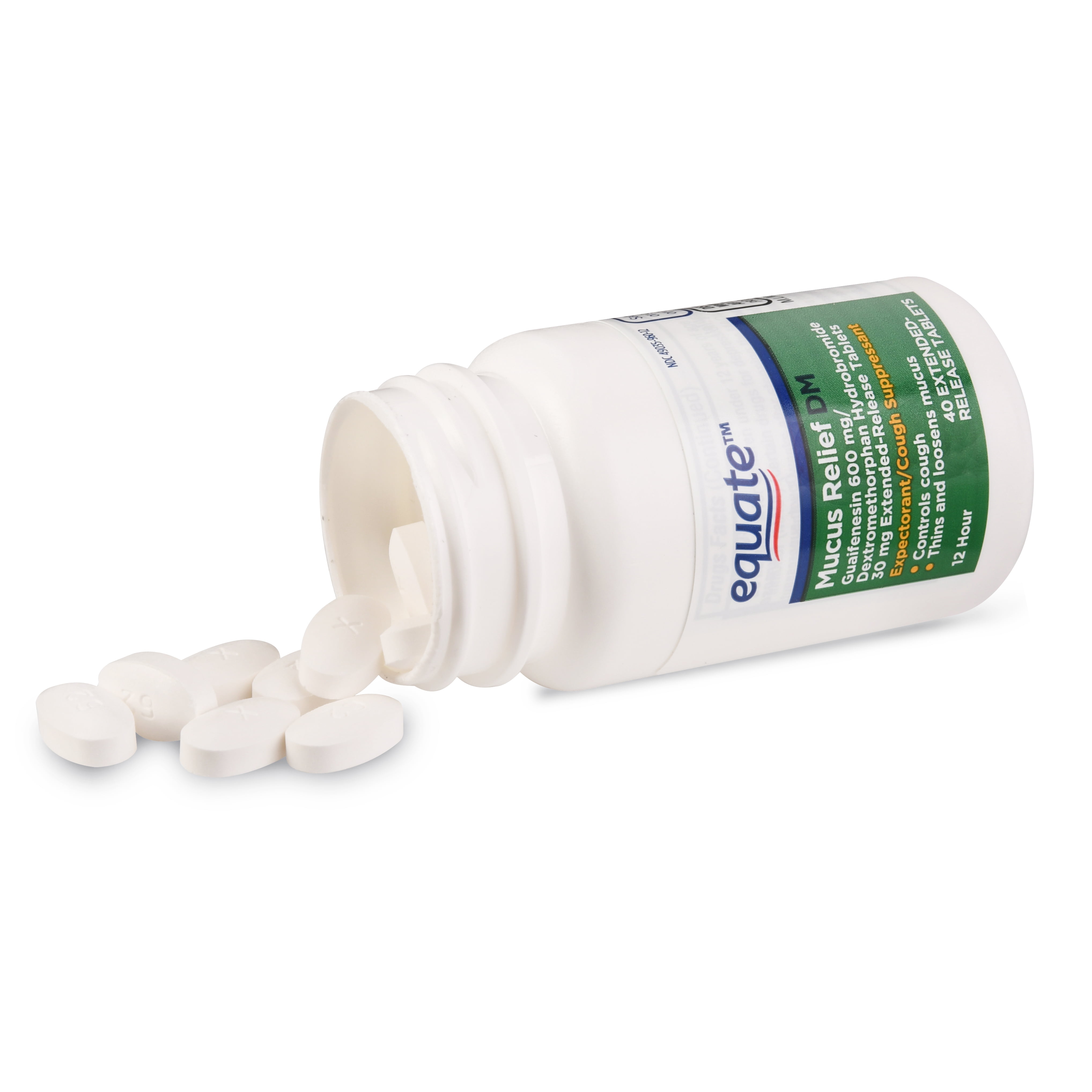 Equate Mucus Relief DM, 40 Ct