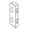 Gold, variant on Don-Jo CW258S Classic Wrap Around for Double Lock Combination Lockset with Two 2-1/8" Holes 5-1/2" Center with 2-3/4" Backset and 1-3/4" Door Stainless Steel Finish