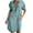 B3 Light Blue summer dresses for women Clearance Under $5, variant on Xqxayjr Ladies Summer Short Sleeve Wedding Guest Dress Under $5 Casual Midi Tunic Denim Shirt Sun Dresses Vintage Button Down Elegant Sundress Mother's Day Gifts for Mom