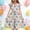 A286 Multicolor, variant on Xdegoge Kids Girls's Easter Bunny Basket Dress Midi Tiered A Line Crewneck Ruffle Sleeve Tween Summer Sundress Flowy Flattering Lightweight Holiday Theme Party Casual Wear for Teen