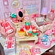 thumbnail image 2 of Figuras de acción originales de Sanrio Re-ment My Melody'room Kuromi Room, juguetes para niños, regalos, modelos coleccionables, adornos, juguetes, 2 of 5