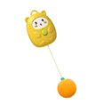 thumbnail image 4 of Ensemble de Tennis de Table Suspendu pour Enfants Intérieur Mignon Entraîneur de Tennis de Table Portable Jouet de Ping-Pong Suspendu Interaction Parent-Enfant Jaune, 4 of 6
