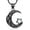 Black, variant on Moon Ashes Cremation Jewelry Urn Necklace for Ashes Women Cremation Jewelry Urn Necklace Memorial Lockets Jewelry