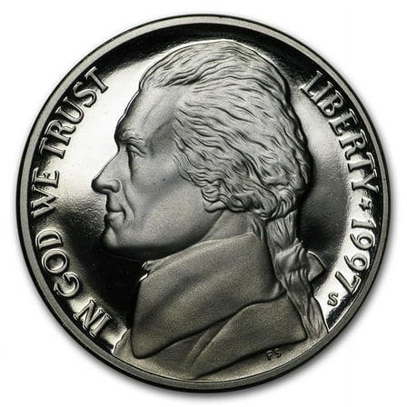 1997-S Jefferson Nickel Gem Proof