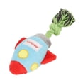 thumbnail image 5 of Juguete de peluche para perros que limpia los dientes, juguete interactivo para masticar perros con cuerda con nudo para cachorros, color azul, 5 of 5