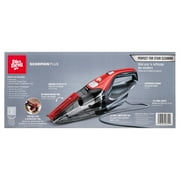 Dirt Devil Scorpion Plus, Corded Handheld Vacuum Cleaner, Pet Friendly, for Multi-Surfaces, Powerful Suction, Built-in Crevice Tool, SD30025B, Red