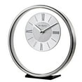 thumbnail image 3 of Wm.Widdop Horloge Ronde Argentée pour Manteau de Foyer, 3 of 7