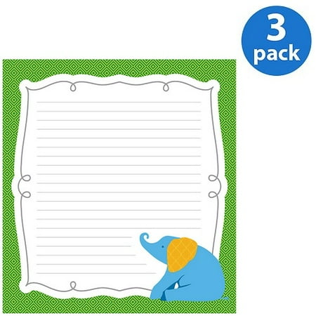 (3 pack) (3 Pack) Carson-Dellosa, CDP151082, Parade of Elephants Notepad, 1 Pack
