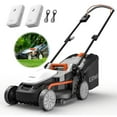 thumbnail image 1 of Litheli Cordless Lawn Mower, U20 Series 20V Electric Lawn Mowers, 13 Inch, Adjustment Heights, Light Weight, With 2*2.0Ah Portable Battery, for Garden/Yard/Farm, 1 of 8