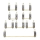 thumbnail image 1 of Estabilizadores de teclas atornillables de PCB chapados en oro transparente de 2U y 6,25U para MX Smokey 104 llaves, 1 of 9