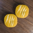 thumbnail image 4 of Effete Feline Claw Marks Scratch Tufted Floor Pillow, Round, 4 of 4