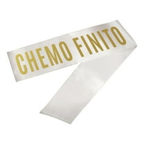 Koyal Wholesale Cancer Survivor Party Sashes, Chemo Finito