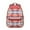 Red-17, variant on Boho Chic Campus Backpack - Tribal Print Design with 17" Laptop Pocket, Spacious Daypack for Women, Water-Resistant & Stylish for College & Commuting