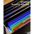 thumbnail image 3 of ThinkTex Plastic Expanding Hanging File Folders,, 3 of 7