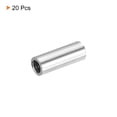 thumbnail image 3 of Unique Bargains Écrou d'Accouplement Rond M4x0,7 Mm 15mm Fileté Connecteur de Tige Tube de Goujon 20 Pack, 3 of 4