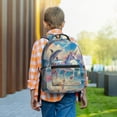 thumbnail image 6 of Disketp Dolphin Rainbow Horse Backpack - Comfortable Daypack with The right laptop for you Spacious Main Compartment & other poket - {designName} print, 6 of 6