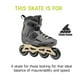 thumbnail image 3 of Patines en línea Rollerblade Lightning 90 para hombre, urbanos, 90 mm, 3 of 7
