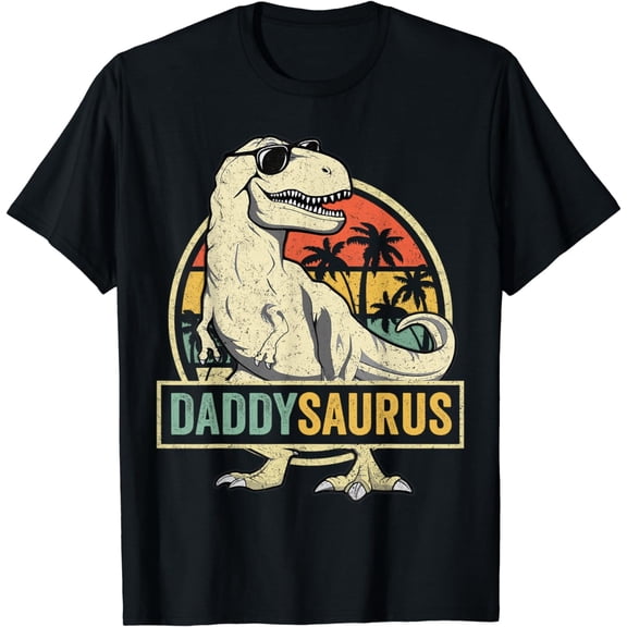 Daddy saurus T Rex Dinosaur Men DaddySaurus Family Matching T-Shirt