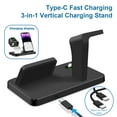 thumbnail image 5 of FDGAO Charging Station for Multiple Devices, 3 in 1 Wireless Charger Stand for Apple Watch Series 8/7/6/5/4/3/2/SE Fast Phone Charging Dock for Airpods & iPhone 14 13 12 11 Pro Max XS XR 8 7 6s, 5 of 8