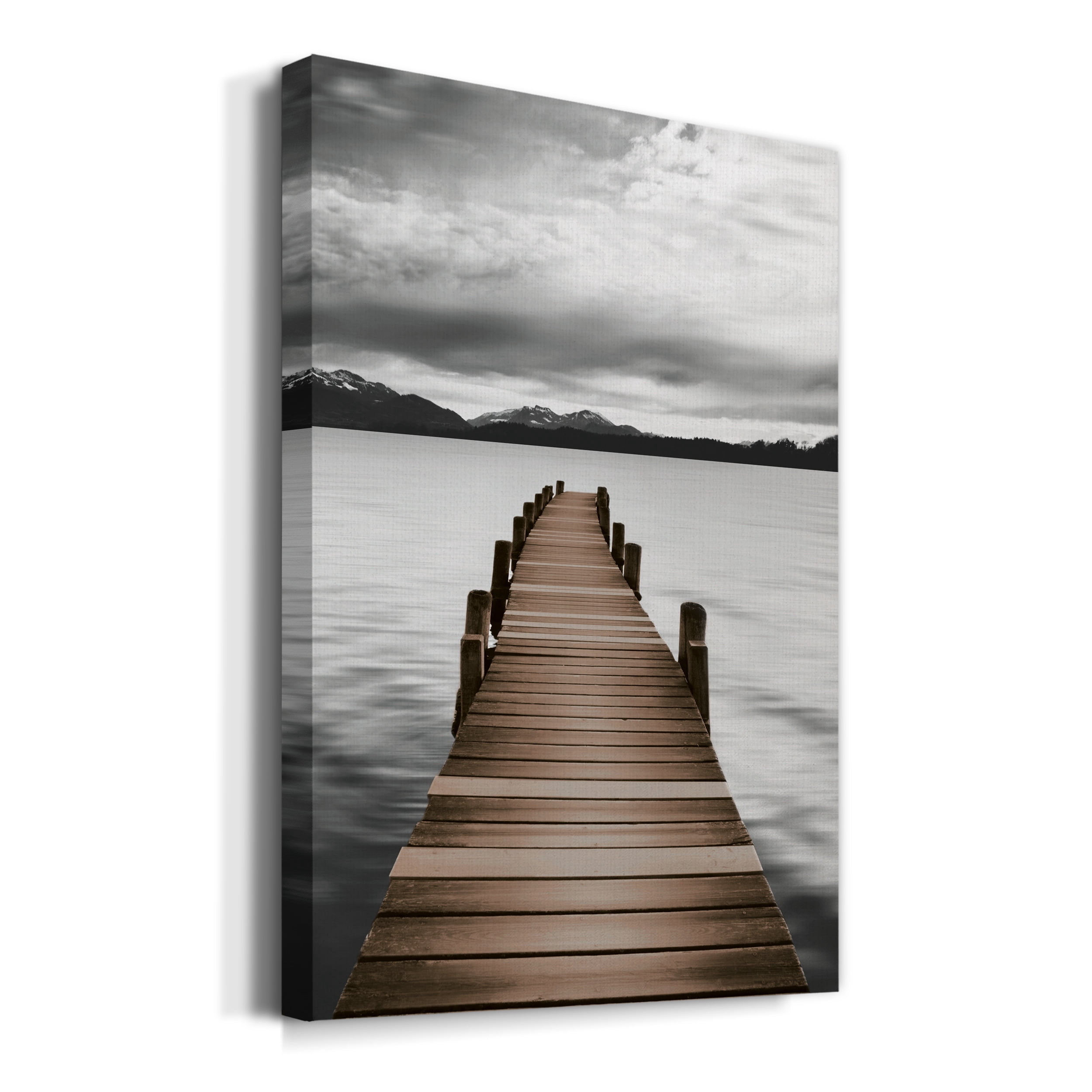 Mountain Jetty Premium Gallery Wrapped Canvas - Ready to Hang - 18 x 27