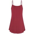thumbnail image 5 of RANEU Summer Women Tank Top Button V Neck Casual Loose Solid Sleeveless T-Shirt Plus Size Tee Tops, 5 of 5
