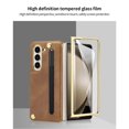 thumbnail image 3 of Samsung Galaxy Z Fold 6 Leather Flip Wallet Case With Pen Slot & Wrist Strap,iPhone 14 Pro Max, 3 of 6