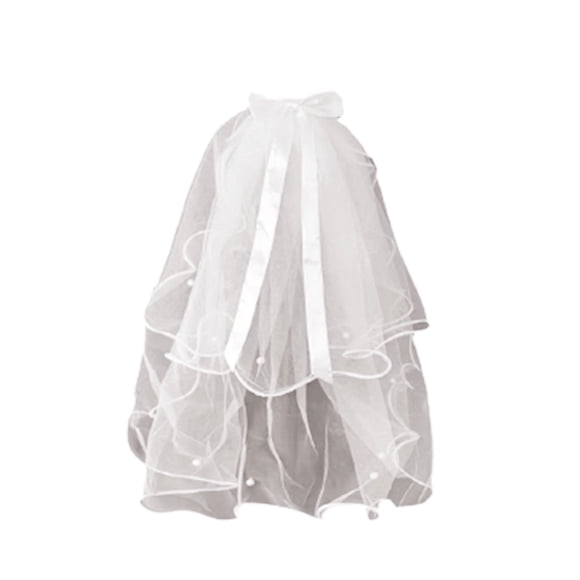 EGNMCR Room Decor, Home Decor, Home Decor 2 Tier Led Bride Wedding Veils White Light Up Bridal Veils With Hair Clip Glowing Party Club Statement Headpieces For Women(Warm) luminous veil
