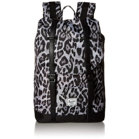 Herschel Retreat Mid-Volume Backpack, Snow Leopard/Black, One (Best Herschel Backpack For College)