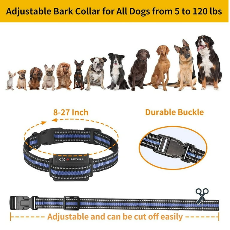 Dog Training Collar With Remote - 3300ft Range, Beep/Vibration/Safe Shock Modes, IPX7 Waterproof For Dogs 8-150 Lbs
