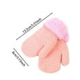 thumbnail image 3 of TSHXS Toddler Mittens Mittens For 1 Year Old Kids Gloves Full Fingers Winter Gloves For Little Boys Girls Stretchy Warm Gloves 0-36 Months, 3 of 4