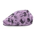 thumbnail image 2 of FUIALDOLG Lightweight Newsboy Cap, Skull Bow Floral Pattern Polyester Soft Vintage Flat Cap for Hiking Party Travel, 2 of 4