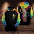 thumbnail image 3 of Nueva sudadera con capucha LGBT Rainbow para hombre, sudaderas con estampado 3D, sudaderas populares y geniales, ropa de calle de manga larga, ropa con capucha para mujer gay a la moda, 3 of 5