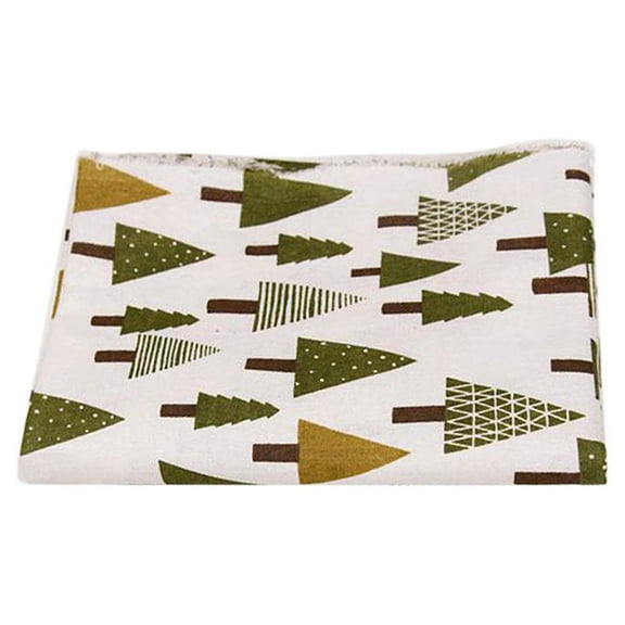 1.6 Yards Xmas Tree Christmas Themed Sewing Fabric